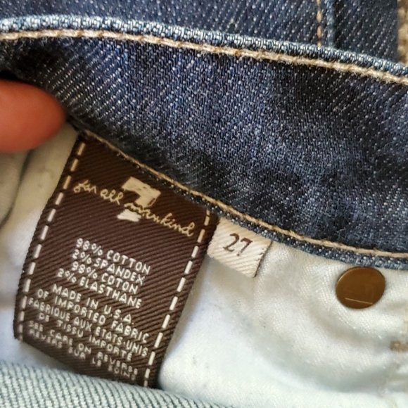 7 for all mankind bootcut jeans size 27 - Picture 4 of 9